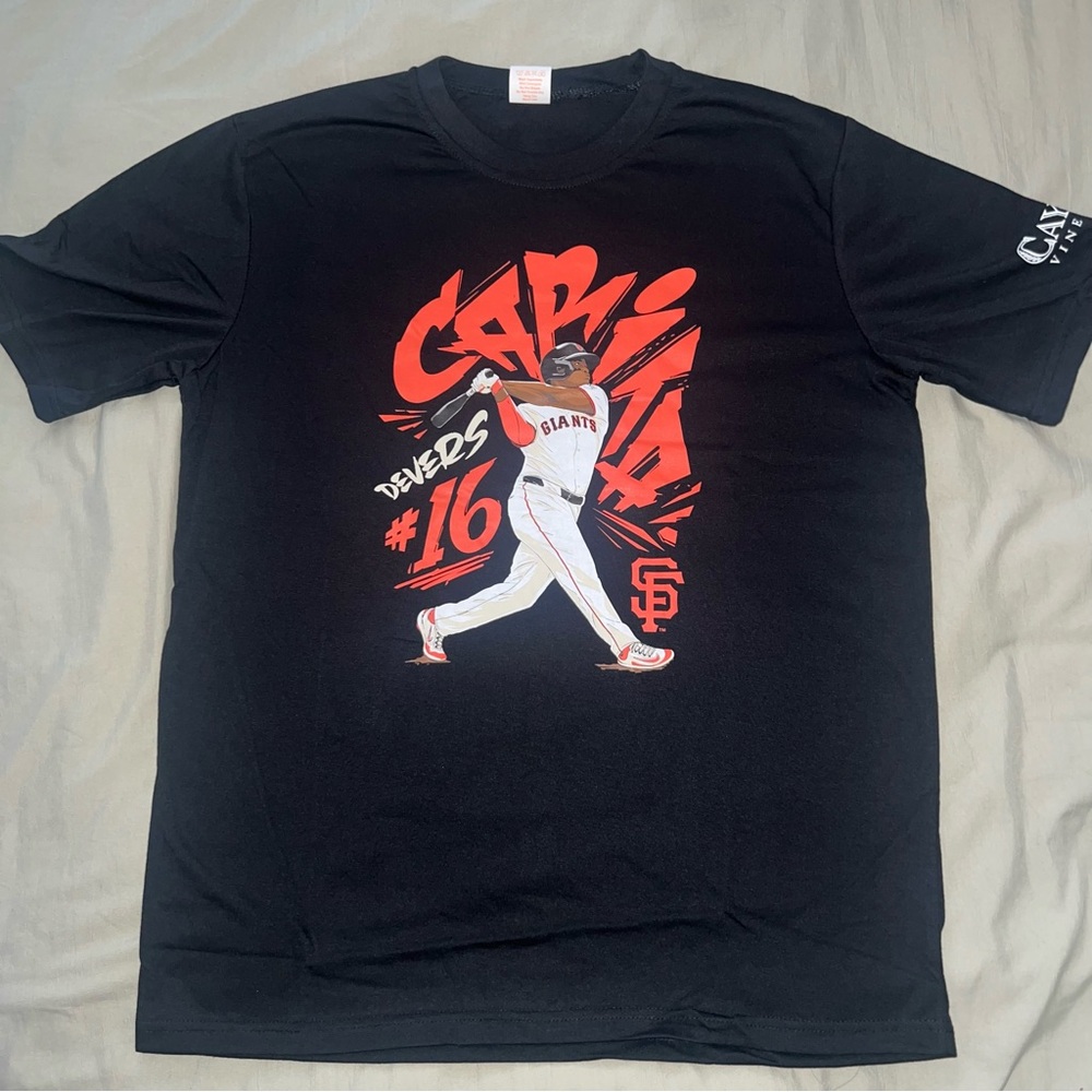 San Francisco Giants - 16 Rafael Devers Medium T-shirt